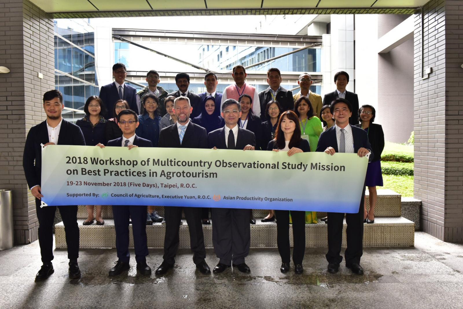 Representatives of New Southbound Policy partner countries come to Taiwan to observe and study the development of the agrotourism industry.