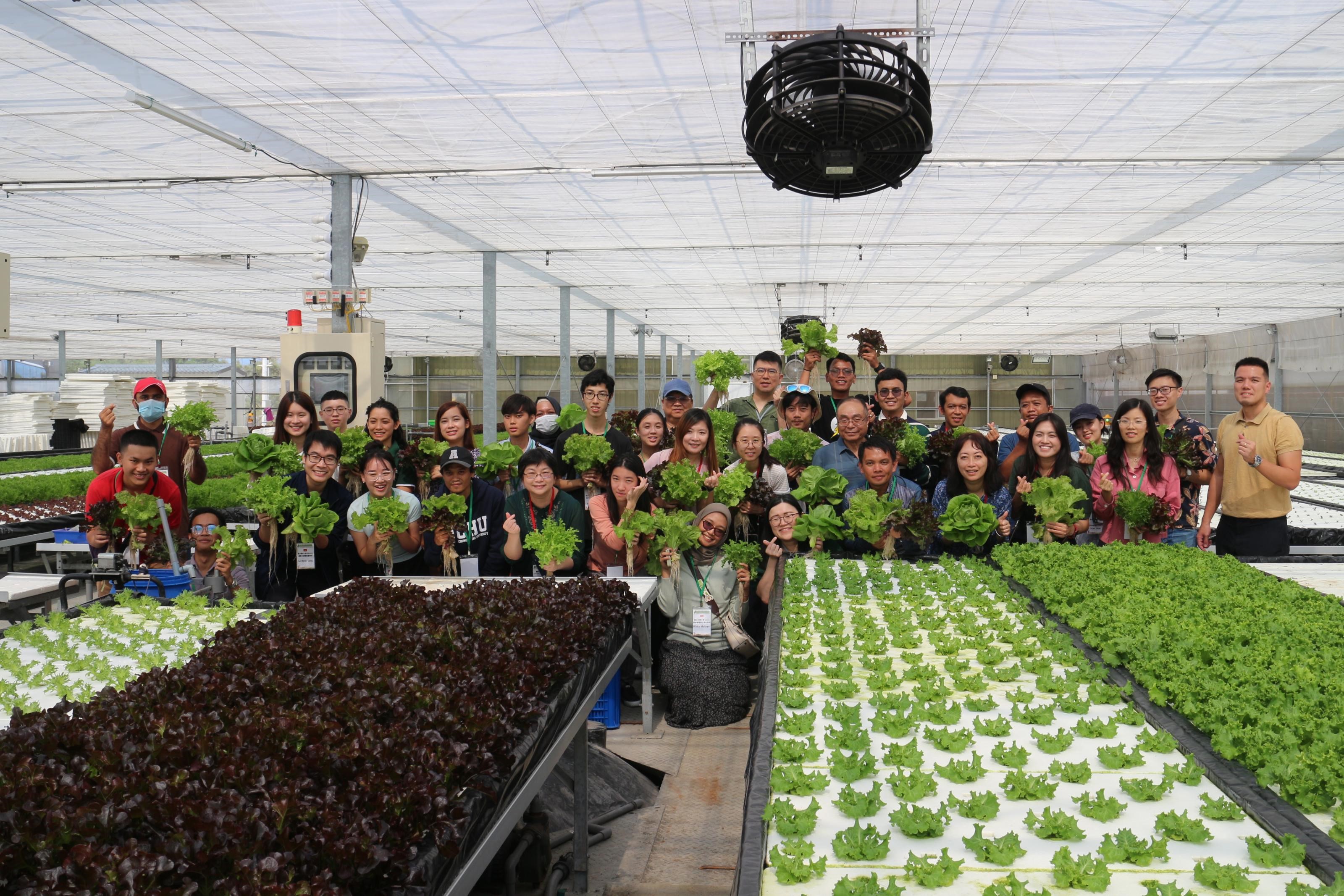 Students visiting the “Jing’an Farm” gained a memorable impression of hydroponic vegetable cultivation technology.
