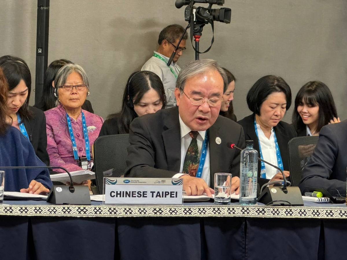 Deputy Minister of Agriculture Hu Jong-I shared Taiwan’s measures related to reduction of food loss and waste at the APEC “2024 Food Security Ministerial Meeting.”