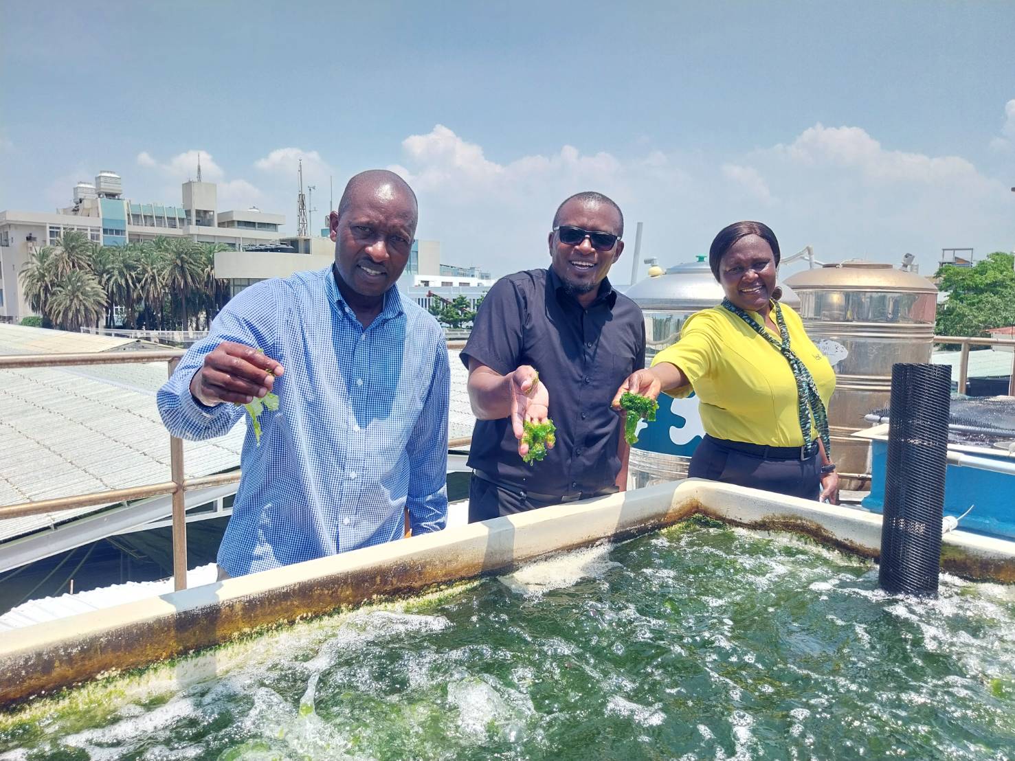 The Kenyan delegation visited fisheries research centers in Taiwan to become more informed about aquaculture related technology.