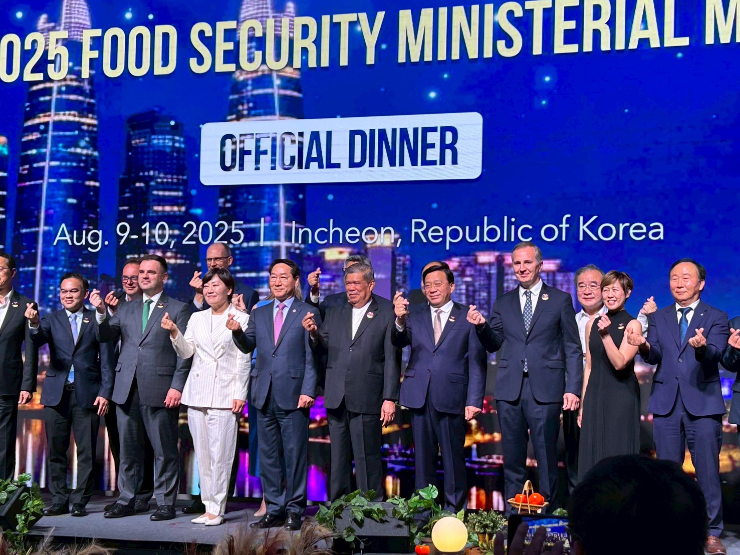 Delegates of the APEC member economies at the 10th Food Security Ministerial Meeting (FSMM), 2025.