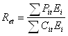 Computation Formula and weights (b)