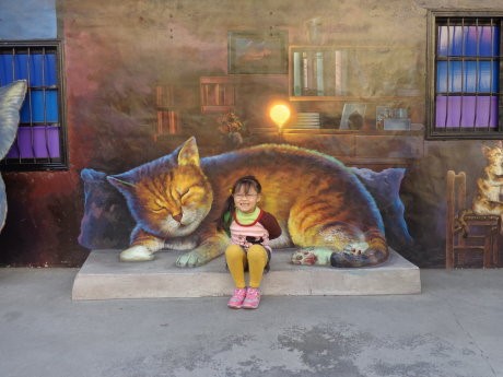 Through the Rural Regeneration Program implemented by the SWCB, the Ding-si Community extended the beloved cat Xiaomi's picture storybook to every corner in the community.