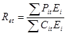 Computation Formula and weights (b)